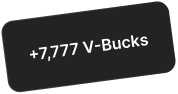+7,777 V-Bucks
